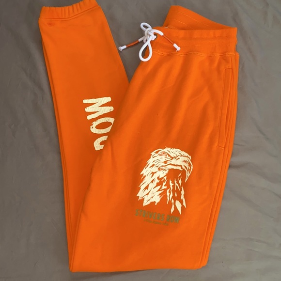 Striver's Row Rune, Orange Sweatpants Size Small - Picture 2 of 11